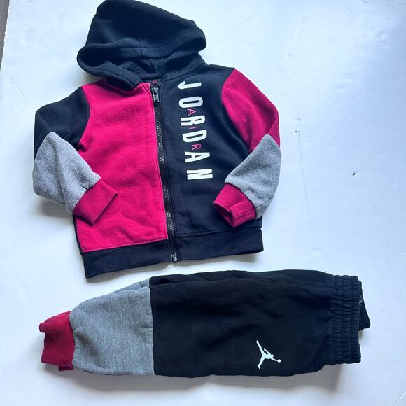 Nike Jordan Half Court Fleece Outfit - 24 Months - Picture 2 of 6